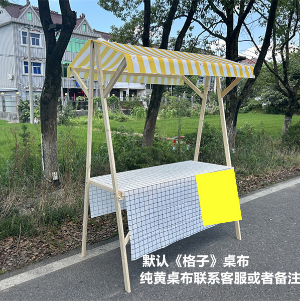 夜市屋台棚 マーケットブース 木製イベントシェルフ 屋外クリエイティブスナックカートディスプレイスタンド|undefined