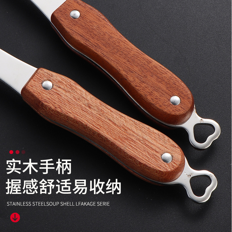 Nuevo acero inoxidable cucharas de cuchilla