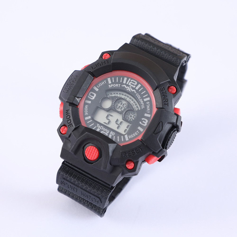 Reloj electrónico multifuncional estudiante deportes escuela primaria y secundaria reloj electrónico para hombres y mujeres reloj para hombres examen luminoso especial