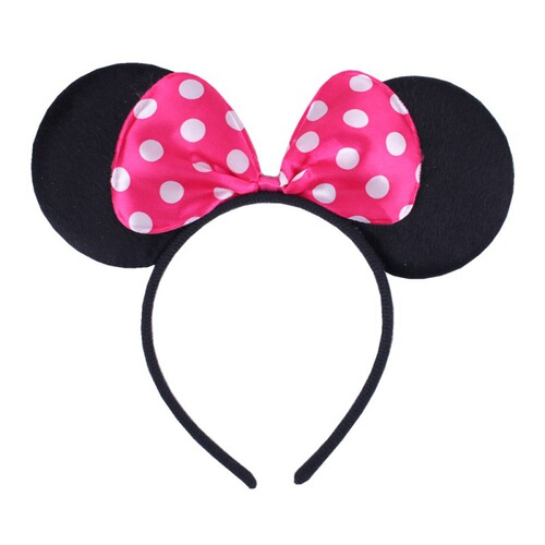 Cartoon headdress girl style cute Mickey Minnie bow headband headband