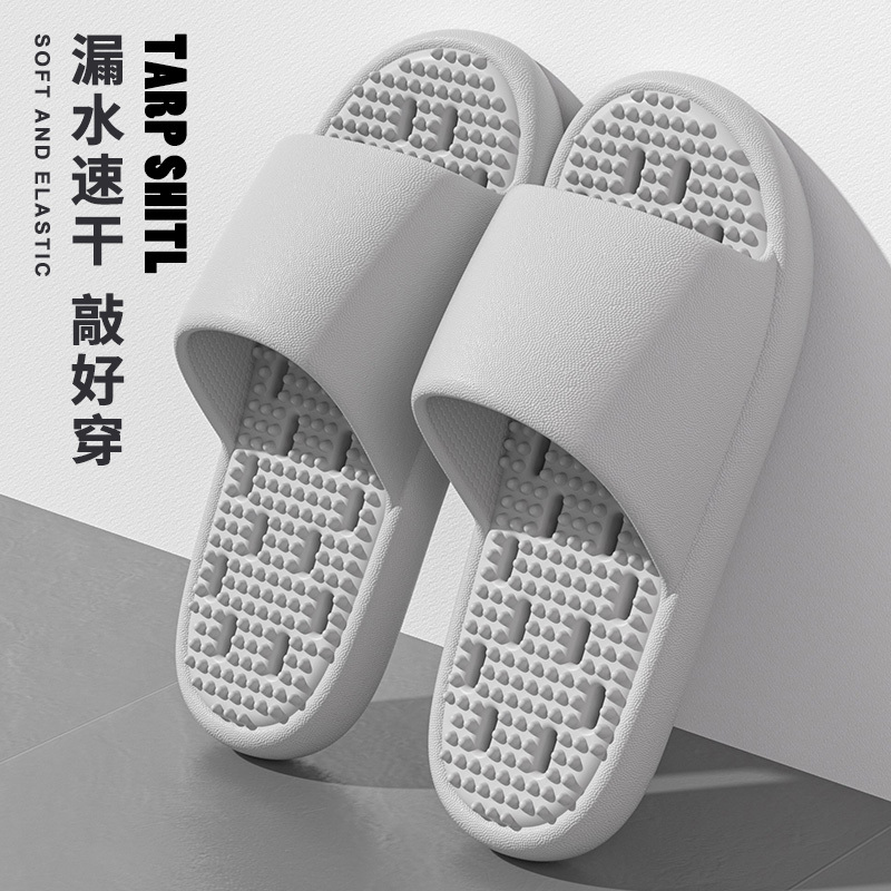 Bathroom Shower Slippers for Men and Women, Summer Indoor Home Quick-Dry Non-Slip Eva Sandals for Men