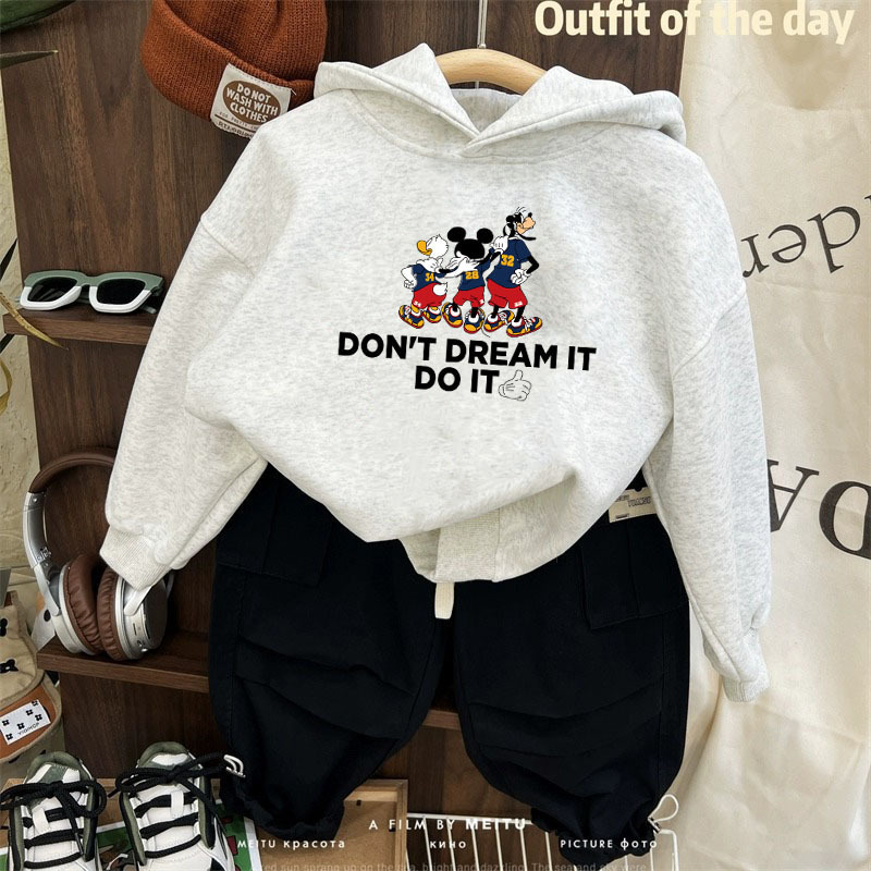 Fleece-Lined Children's Hooded Sweatshirt for Autumn and Winter 2026m Versatile and Cute Warm Tops for Boys and Girls Fleece-Lined Children's Hooded Sweatshirt for Autumn and Winter 2026m Versatile and Cute Warm Tops for Boys and Girls