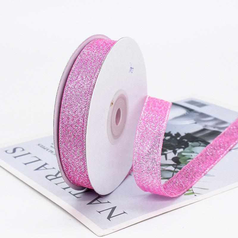 Cinta de cebolla colorida de 1.5 cm para decoración de pasteles navideños, cinta de embalaje para cajas de regalo, cinta colorida al por mayor del fabricante