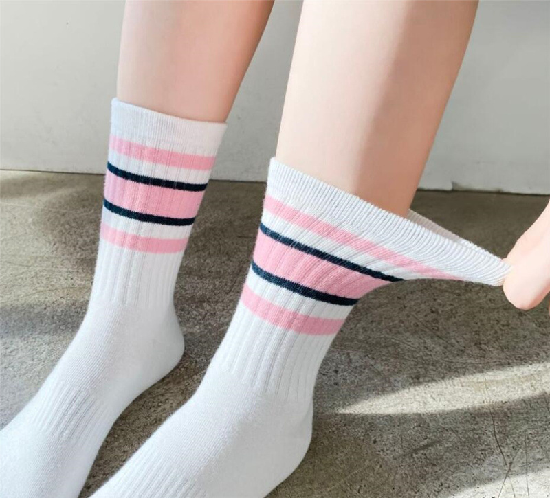 Socks Classification Socks Lingerie Type Cotton Fabric Type A Pair Sports Unisex Stripe Fish Shark Cotton Crew Socks