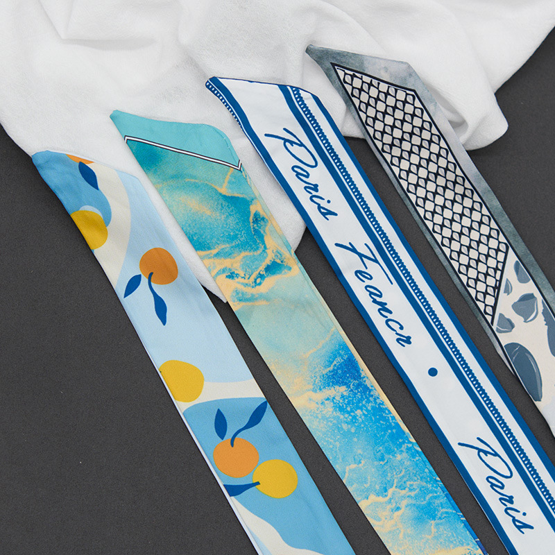 Una pieza de cabello combinado con mano coreana francesa joyería de bolsas de pañuelo largo joyería de cabello correa larga correa de cabello