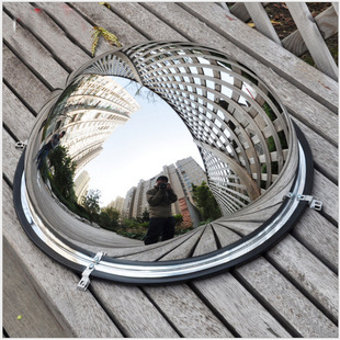 60-80cm hemispherical mirror spherical mirror reflective corner convex lens acrylic supermarket warehouse anti-theft mirror convex mirror
