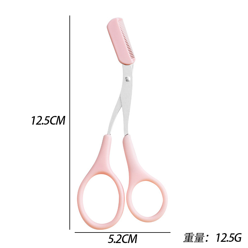 Cuchillo de cejas de media luna, raspador de cejas con malla protectora, cuchillo de cejas de corte, herramientas de cejas de corte, caja de mujeres, cuchilla de cejas de corte, 100 piezas por caja