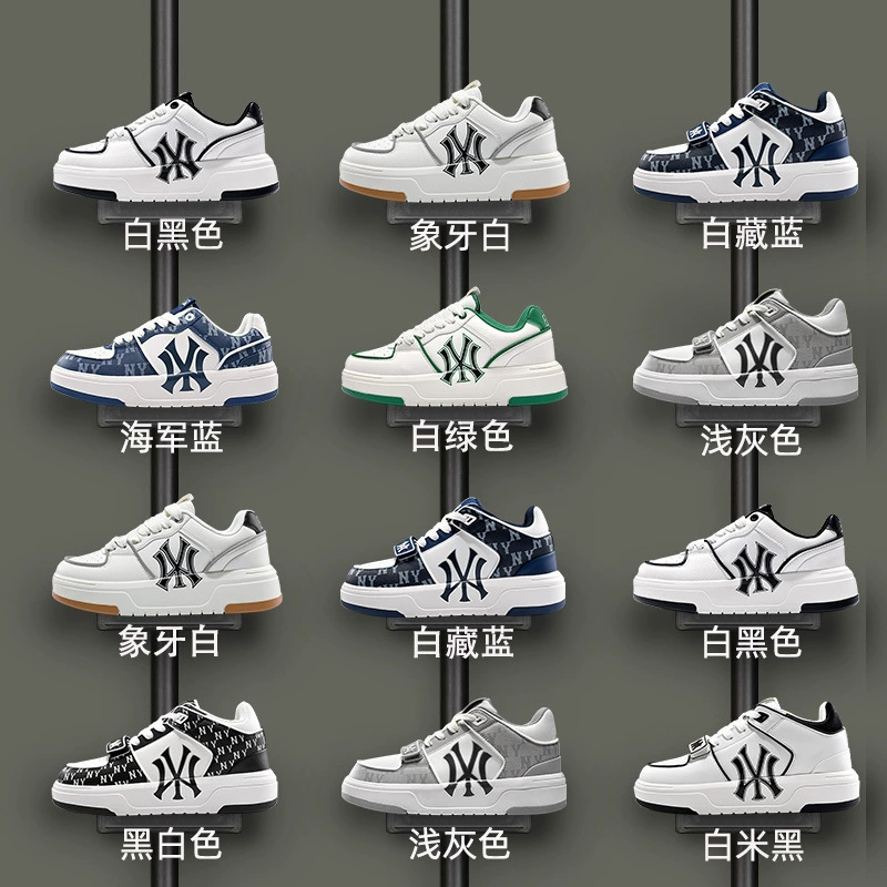 Нью-Йорк Янкиз 2025, весенние новые белые туфли Putian, спортивная обувь на толстой подошве, мужская обувь, увеличивающая высоту, туфли для пожилых людей