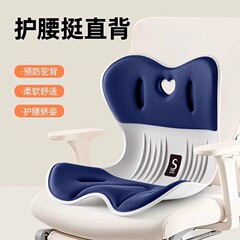 オフィスで長時間座っても疲れにくい新作レザーパッド、腰を保護するオールインワンクッション、座り姿勢を正す学生や会社員向けのクッション