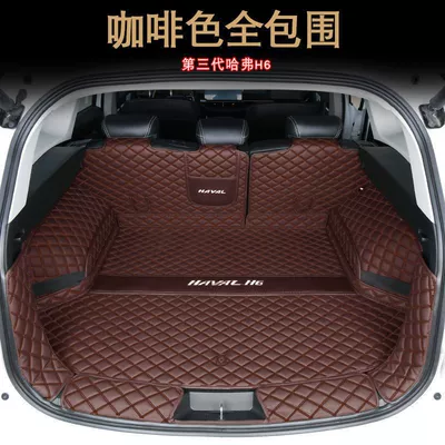 Trunk Mat — H6 Trunk Mat Fully Surrounded by - brown-full-surround-21-25-haval-h6-national-trend-edition