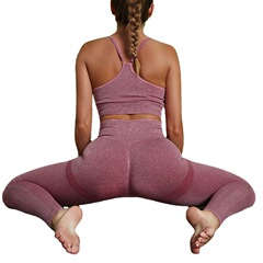 蜜桃臀高腰翹臀褲彈力瑜伽褲運動緊身褲速干透氣跑步健身服裝