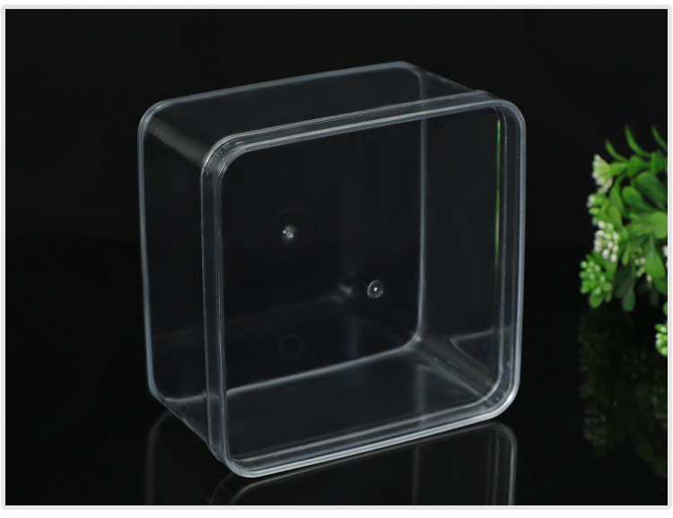 食品巧克力糖果盒烘焙饼干坚果包装盒PS透明饼干盒塑料四方盒批发详情图11