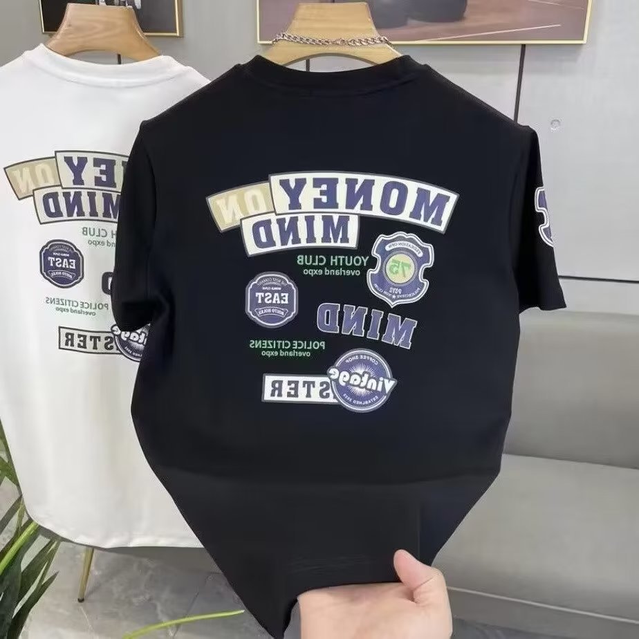 Trendy American Kurzarm-T-Shirt Männer Frauen, eine Nische neue Frühling und Sommer Top für Paare_voghion.com