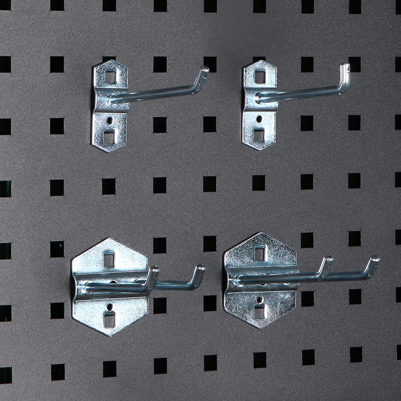 金属方孔挂板汽修工具扳手铁挂钩五金工具挂板展示架挂墙板工具车