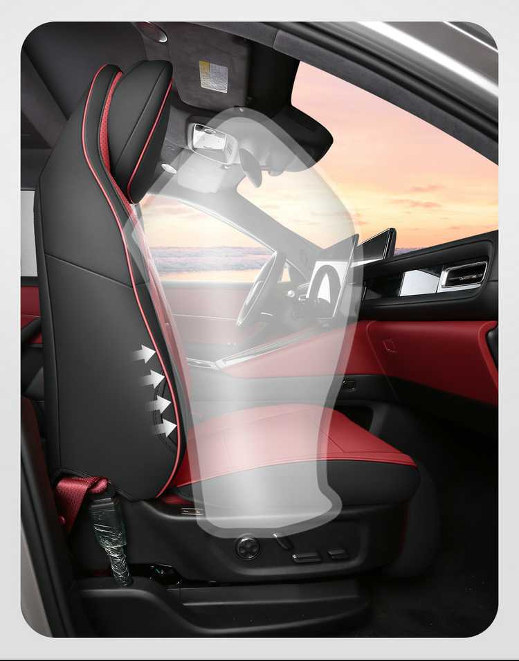 26-piece set of perforated leather seat covers for the AITO M6, providing full coverage and suitable for all seasons, designed specifically for this car model