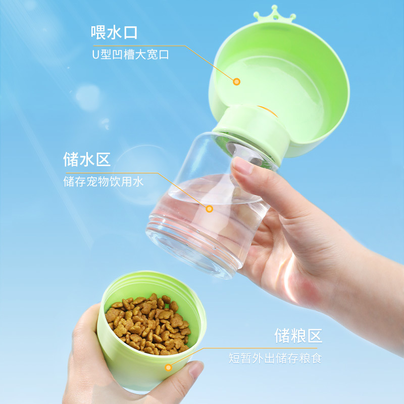 Pipitao Original Wukong Crown Perro Walking Taza Juego completo Taza de salida para perros Botella de agua para perros Spot al por mayor