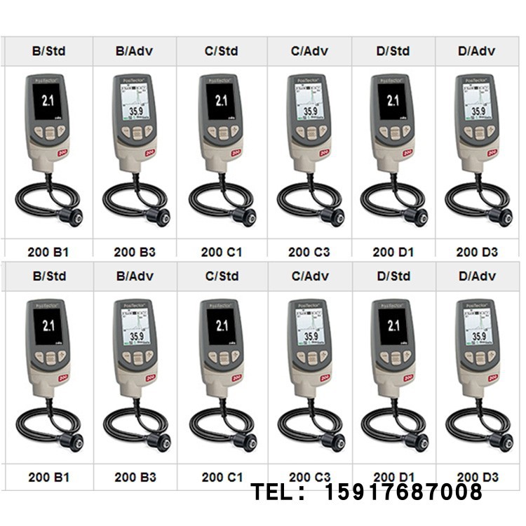美国DeFelsko狄夫斯高 镀层厚度测量计200D/STD;200D/ADV原装进口