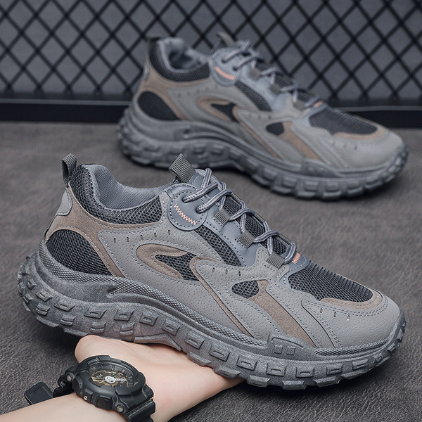 Sports dad shoes for men in spring and autumn new breathable mesh…