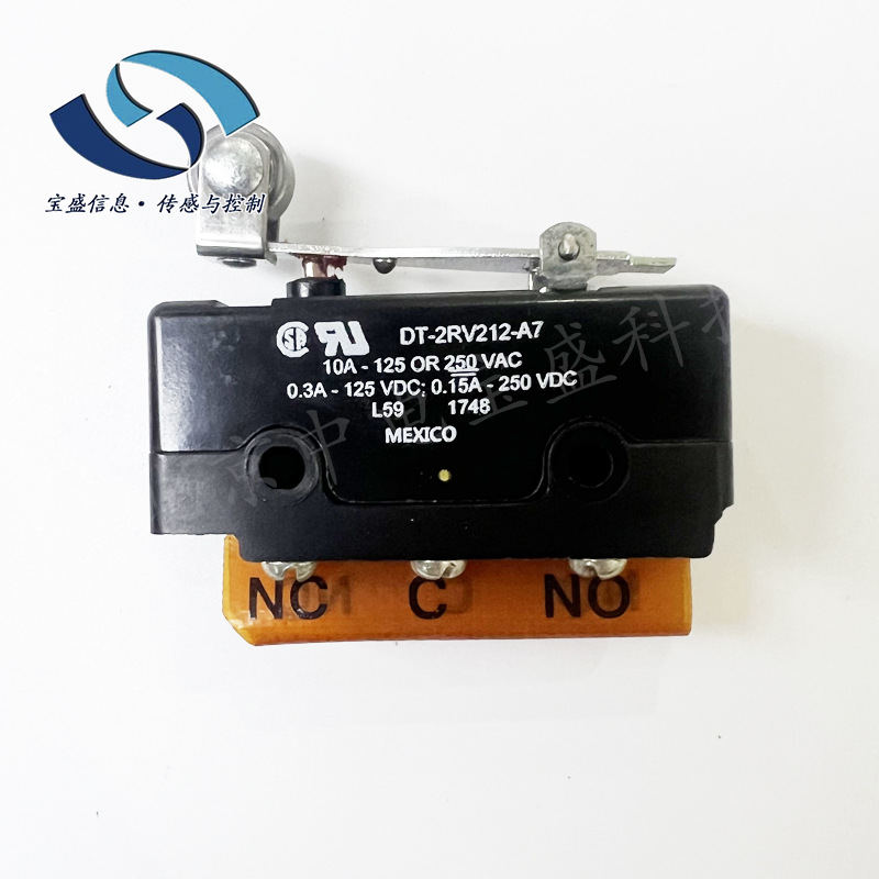 DT-2RV212-A7 HONEYWELL/霍尼韦尔 微动开关 双刀双掷电路 250Vac