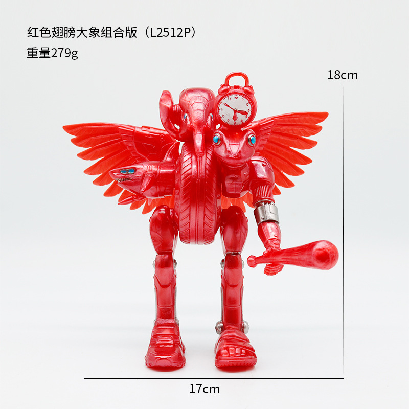 クロスボーダーフィットウッドスティックマン融合バージョンパロディー外国山海経フィギュア靴を履いたサメ人形装飾玩具|undefined