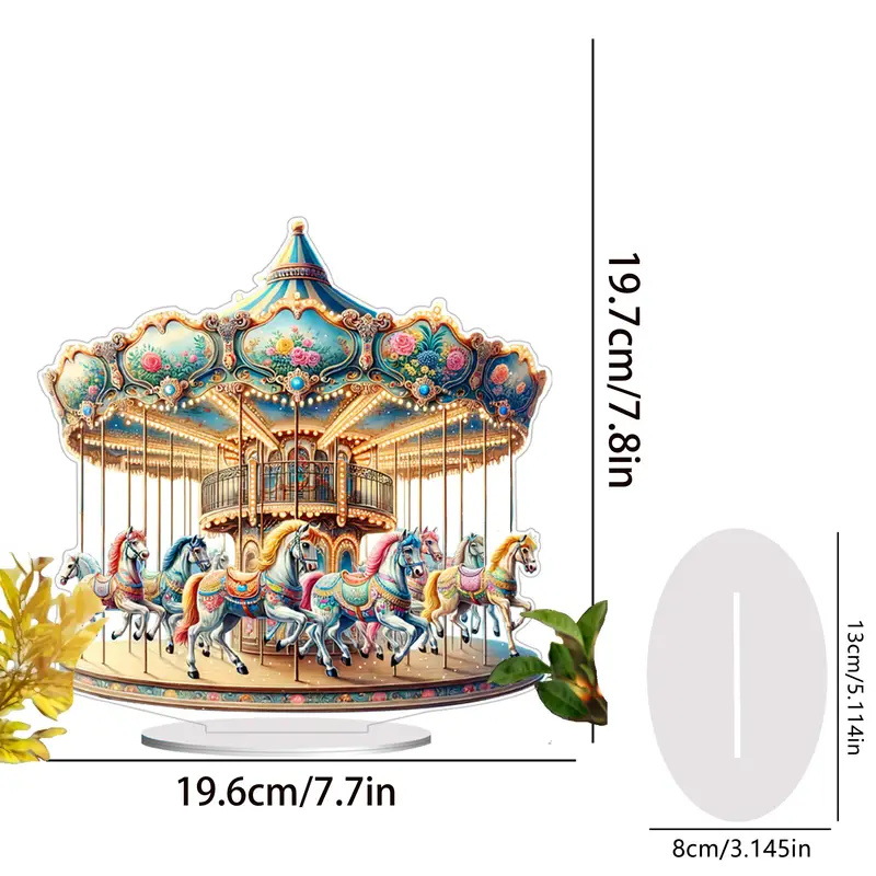 Adornos de marca de pie de acrílico transfronterizo, artesanías personalizadas, mesa, Día de la madre, Día del padre, Halloween, regalos de Navidad image 81
