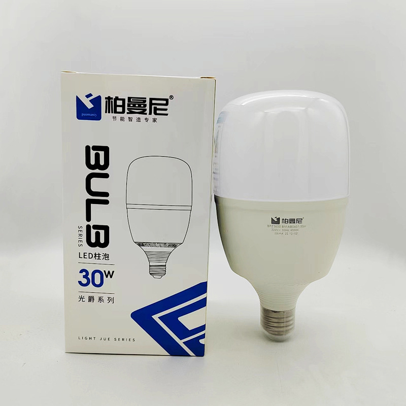 LED column bulb full power bulb E27 high lumens household engineering factory warehouse column bulb super bright