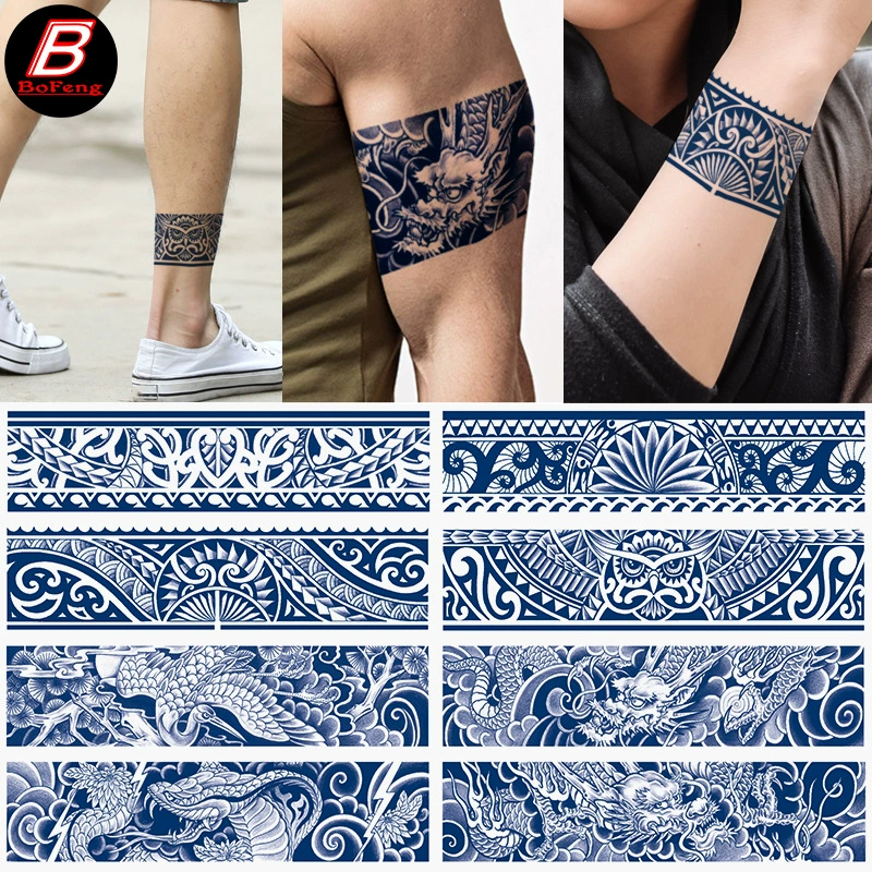 [Напрямую от производителя] Браслет, кольцо на руку, кольцо на ногу, наклейка с травяной татуировкой, долговечная наклейка с татуировкой против фруктового сока, прямая трансляция интернет-знаменитостей