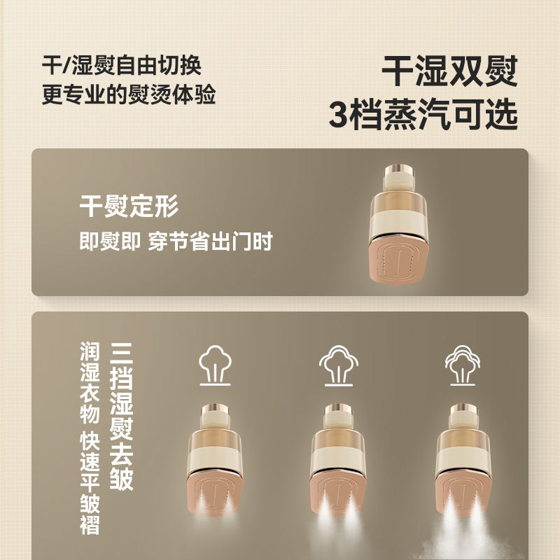 [행잉 다리미 및 플랫 다리미 + 습식 및 건식 사용] 가정용, 상업용 및 여행용으로 선호되는 4-in-1 행잉 다리미 기계