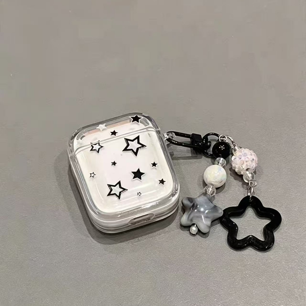 Estudo TPU con patrón de estrella para AirPods 1/2/3/4/pro/pro2/pro3