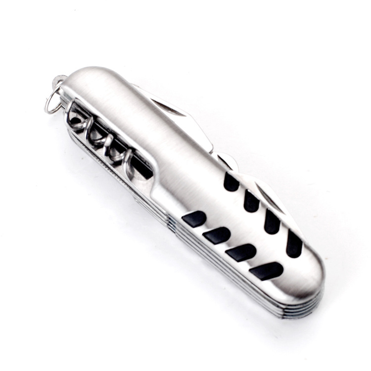 户外不锈钢小刀11开 胶片不锈钢小刀多功能不锈钢小刀折叠小刀