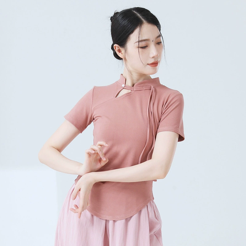Modern base body-friendly retro cheongsam, sports clothing, long-sleeve, Chinese style