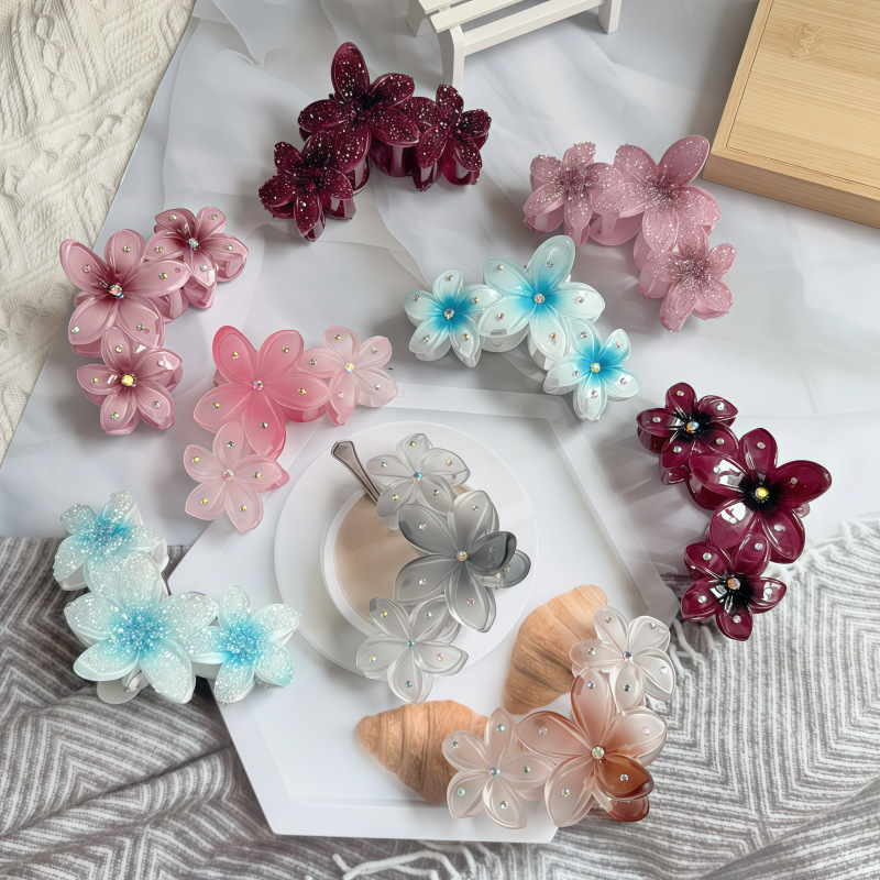 Elegante fermacapelli a fiore di baobab stile francese per donna_voghion.com