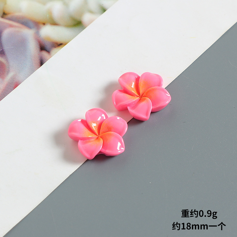 18mmの小さいサイズのカラーの卵の花の樹脂の小さい部品のdiyのクリームのコップの冷蔵庫は穴の靴のボタンの部品を貼ります。|undefined