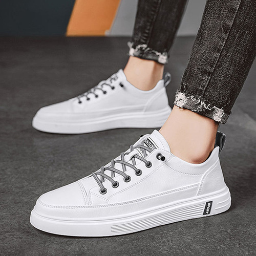Men's shoes, spring new trend, all-matching slip-on shoes, Korean breathable sports and casual skate shoes