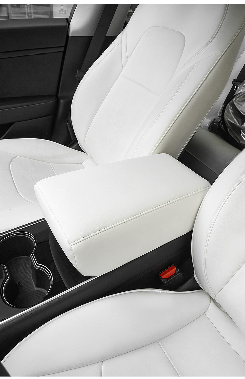 Suitable for Tesla model/3 armrest box heightening cover protective pad 23 modelx modified accessories