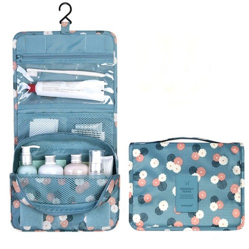 Travel hook storage shower bag foldable makeup bag shoulder carry organizer bag storage bag