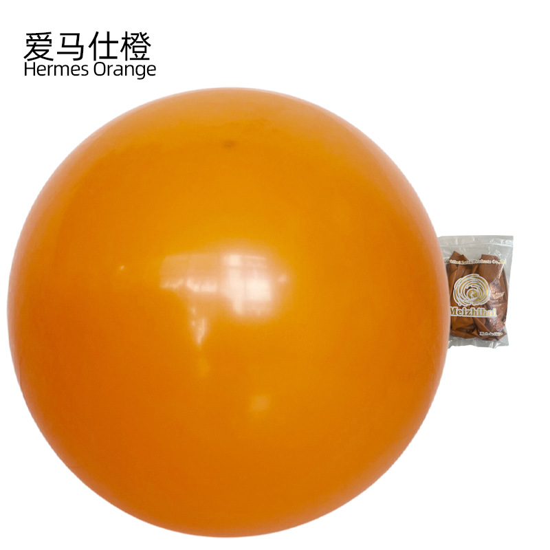 Hermosos globos de látex mate redondos y gruesos de 36 pulgadas de color vintage, ideales para la venta en mercados nocturnos, para decoración y arreglos.