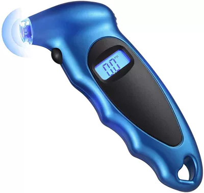 Air pressure gauge/tire pressure gauge Tire Pressure Counting Display Tire Pressure - royal-blue