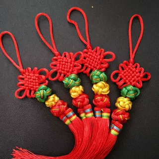 新款中国结流挂件苏彩球挂件乐器服装配饰流苏穗子小挂件厂家批发