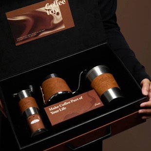 High-end coffee pot, gift box, coffee machine, coffee set