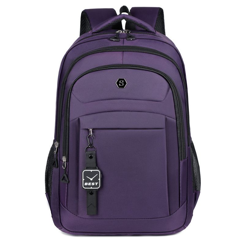 Mochila de estilo nuevo al por mayor, escuela secundaria, escuela secundaria, escuela de ocio, mochila de negocios de computadora de viaje simple y de gran capacidad
