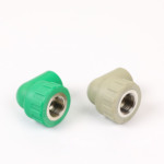 PPR内丝弯头可热熔水暖地暖管冷热水管件 PPR加厚90&deg;内丝弯头E18