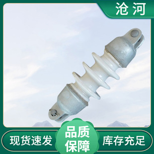 Double iron head porcelain pull rod SL-15/70 pull wire insulator