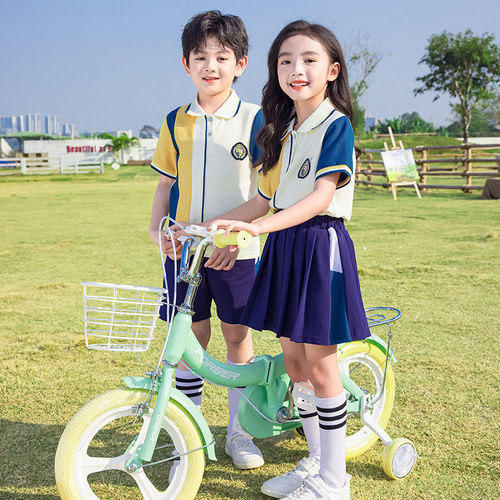 Graduation photo class uniform school uniform set primary school sports meet British-style college children kindergarten dress performance costume