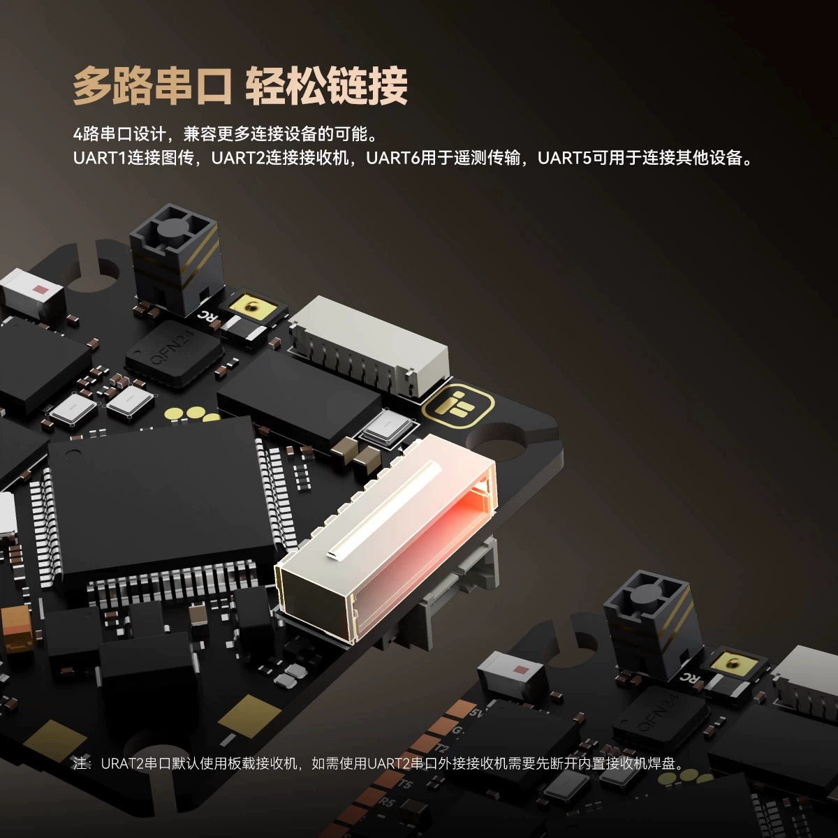 iFlight Yifei Borg F7 AIO (RX) встроенный ELRS компактная легкая авионика интегрированная система полета