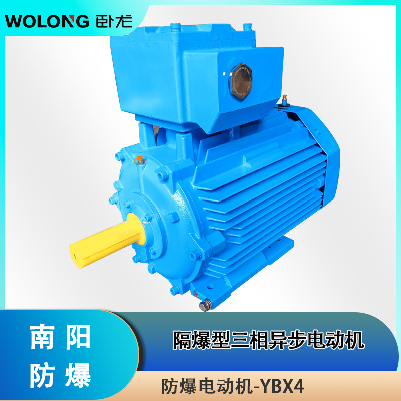 卧龙南阳防爆电机YBX4-180L-4/22kW化工厂电动机CT4炼油厂