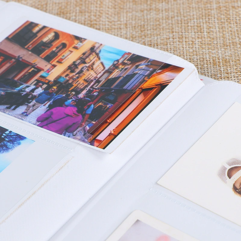 Фотоальбом Polaroid 3 дюйма, вместительная книжка для мгновенных фотографий, обложки зелёная/синяя/малиновая