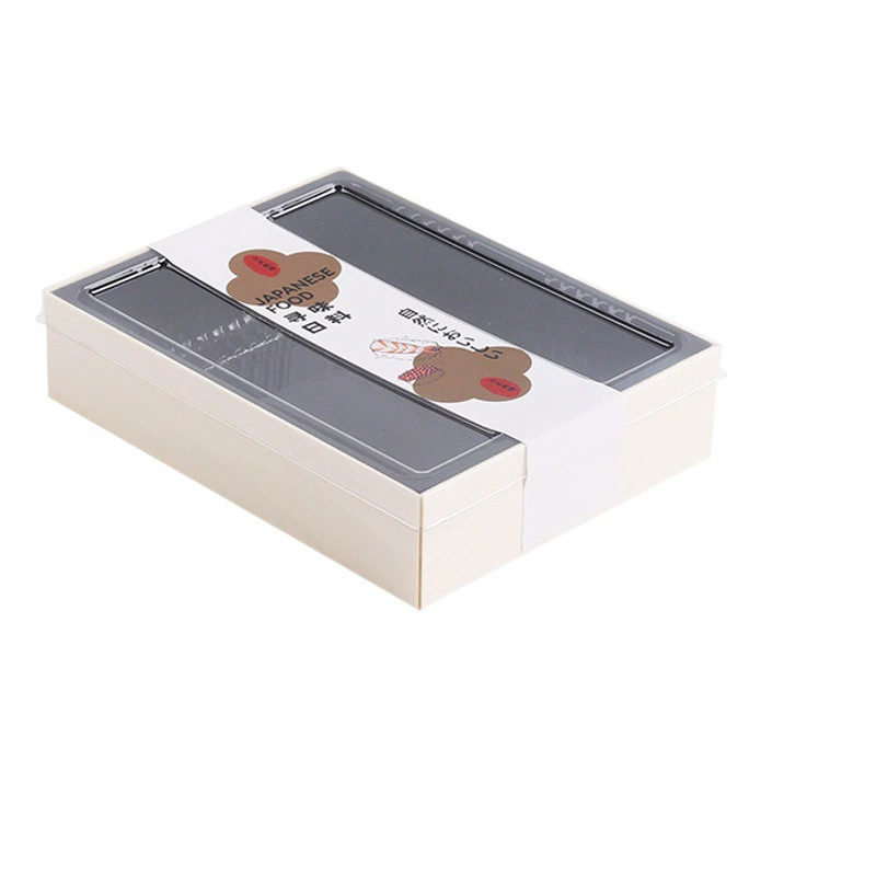 Упаковочная коробка, одноразовая деревянная коробка для суши, ланч-бокс, японская коробка для сашими на вынос, одноразовый ланч-бокс из пищевого материала