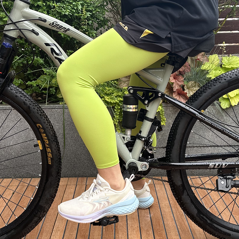 Venta al por mayor de seda de hielo de verano, protección solar, protección UV, protector solar, protector de pierna ajustado para hombres y mujeres, juegos de pierna para correr para deportes al aire libre