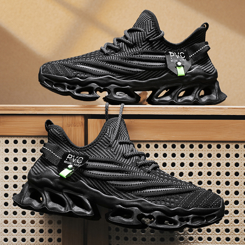 Los zapatos de hombre se pueden usar en todas las estaciones. La nueva tendencia de punta redonda versátil transpirable con cordones.